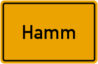 Ortsschild Hamm