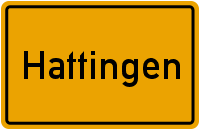 Ortsschild Hattingen