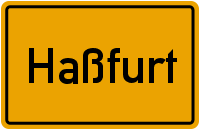 Ortsschild Haßfurt