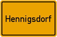 Ortsschild Hennigsdorf