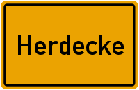 Ortsschild Herdecke