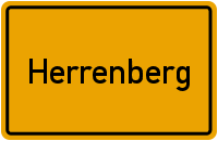 Ortsschild Herrenberg