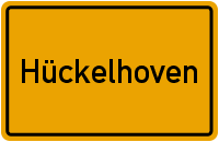 Ortsschild Hückelhoven