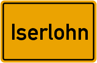 Ortsschild Iserlohn