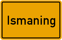 Ortsschild Ismaning