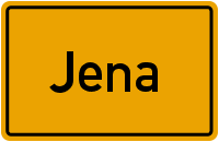 Ortsschild Jena