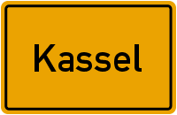 Ortsschild Kassel