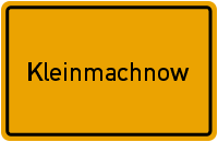 Ortsschild Kleinmachnow