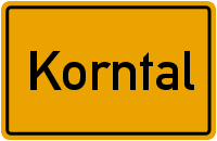 Ortsschild Korntal