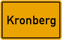 Ortsschild Kronberg