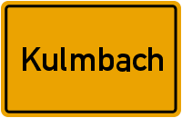 Ortsschild Kulmbach