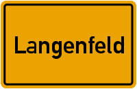 Ortsschild Langenfeld-Rheinland