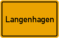 Ortsschild Langenhagen