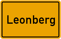 Ortsschild Leonberg