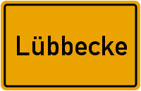 Ortsschild Lübbecke