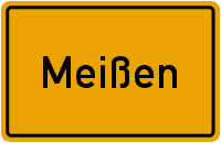 Ortsschild Meißen