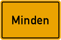 Ortsschild Minden