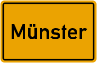 Ortsschild Münster