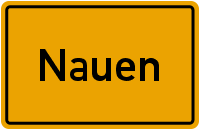 Ortsschild Nauen