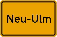 Ortsschild Neu-Ulm