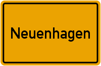 Ortsschild Neuenhagen