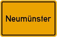 Ortsschild Neumünster