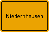 Ortsschild Niedernhausen
