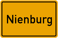 Ortsschild Nienburg