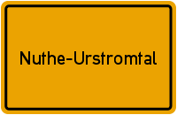 Ortsschild Nuthe-Urstromtal