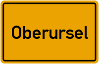 Ortsschild Oberursel