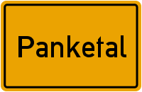 Ortsschild Panketal