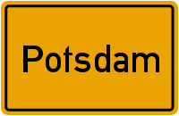 Ortsschild Potsdam