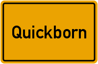 Ortsschild Quickborn