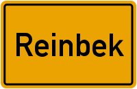 Ortsschild Reinbek