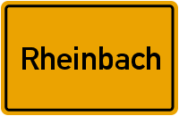 Ortsschild Rheinbach