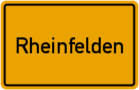 Ortsschild Rheinfelden