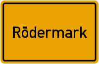 Ortsschild Rödermark