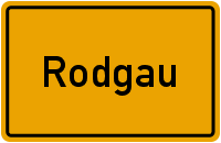 Ortsschild Rodgau