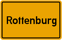 Ortsschild Rottenburg