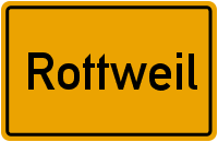 Ortsschild Rottweil