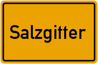 Ortsschild Salzgitter