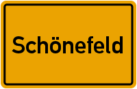 Ortsschild Schönefeld