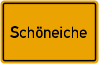 Ortsschild Schöneiche