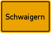 Ortsschild Schwaigern