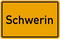 Ortsschild Schwerin