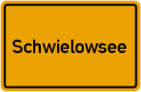 Ortsschild Schwielowsee