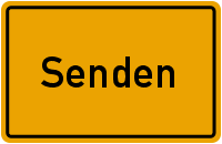 Ortsschild Senden