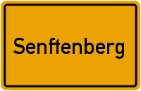 Ortsschild Senftenberg