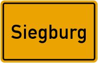 Ortsschild Siegburg