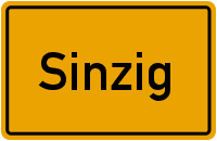 Ortsschild Sinzig